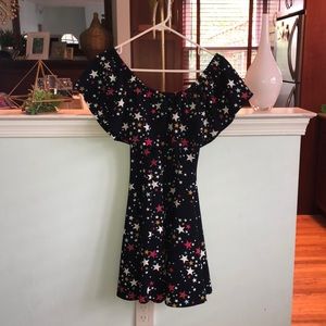 polyester/spandex star dress!